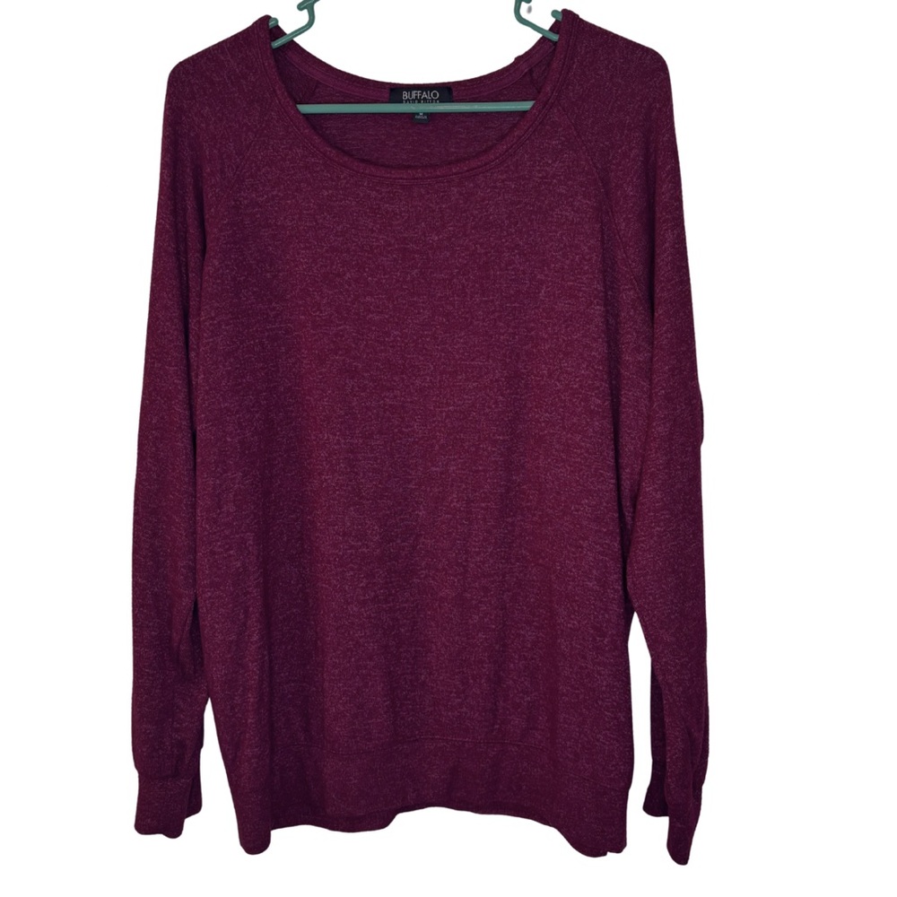 3/$20 Buffalo David Bitton Dark Purple Oversized Knit Top